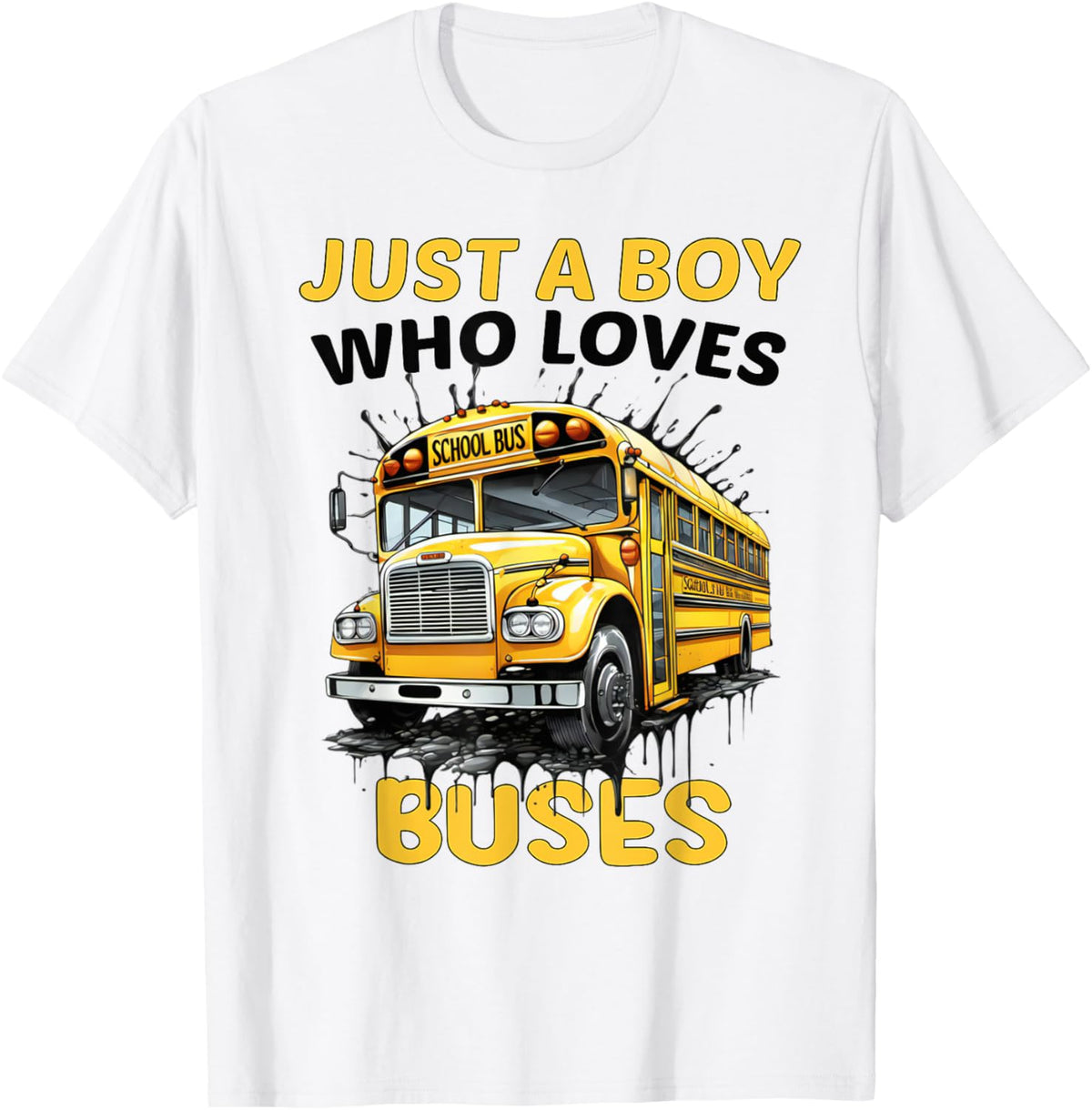 Magical Funny School Bus For Kids Just A Boy Who Loves Buses