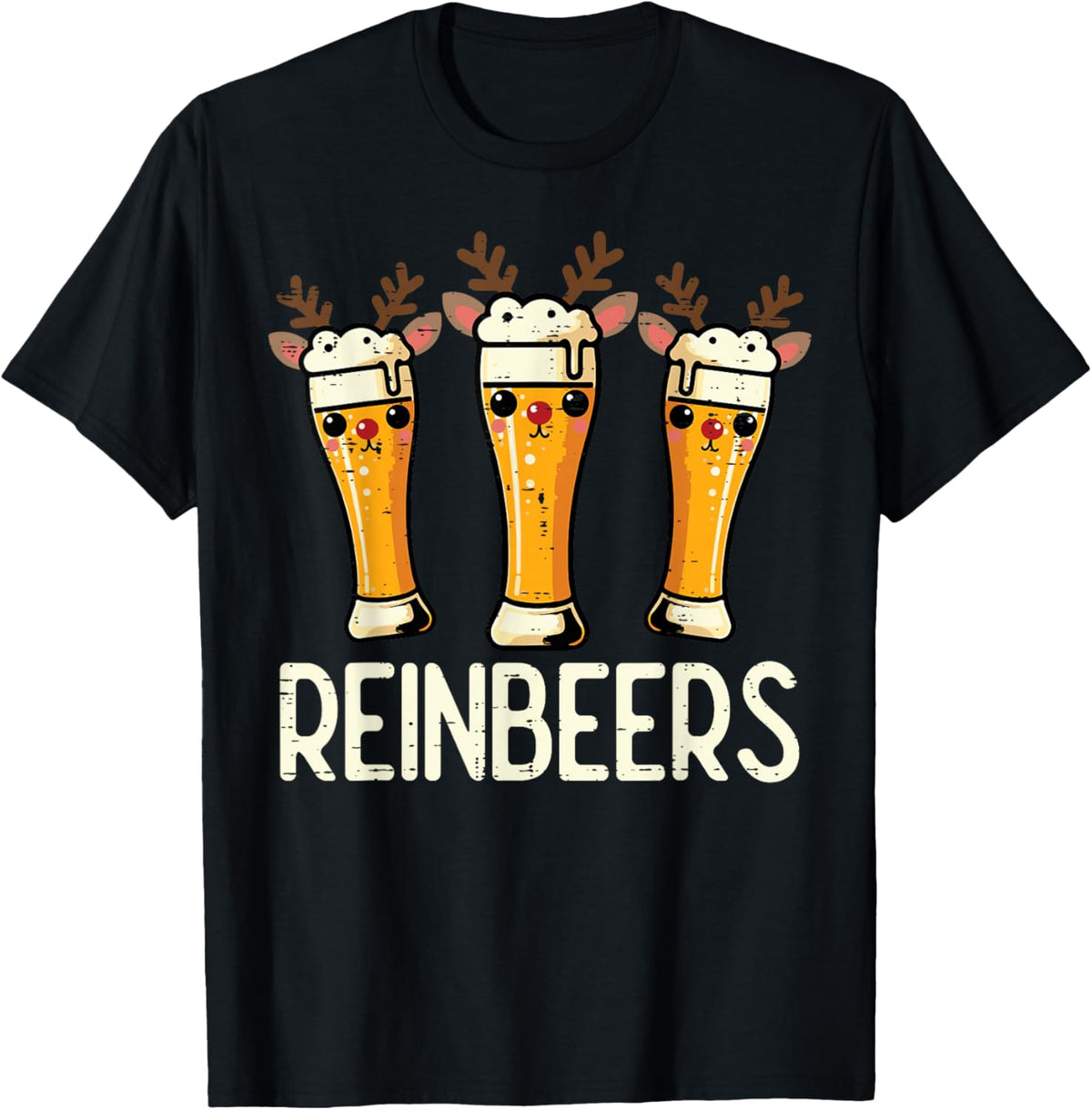 Christmas Reinbeers Reindeer Funny Xmas Pun Dad Men Women