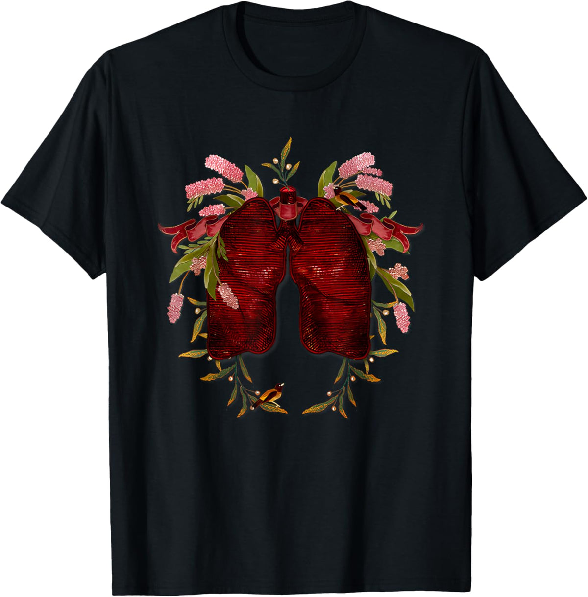 Natural Maroon Lungs Funny Women