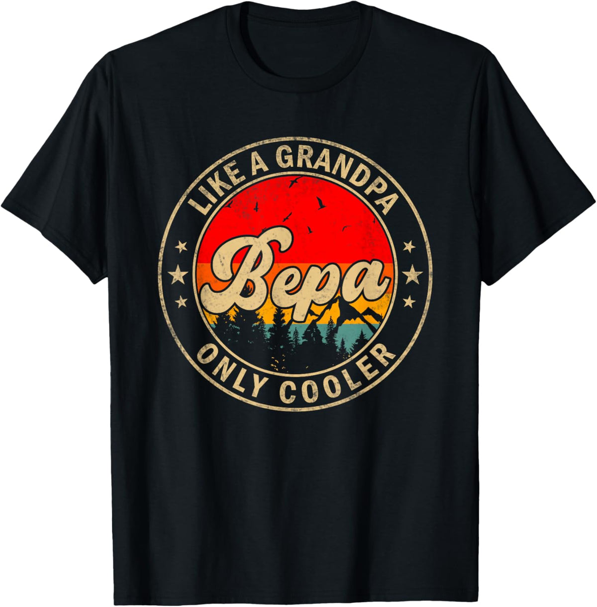Bepa Like A Grandpa Only Cooler Funny Papa Grandpa