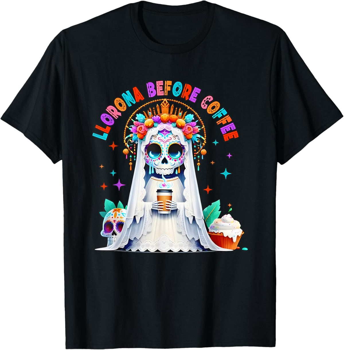 Llorona Before Coffee Horror Funny Women