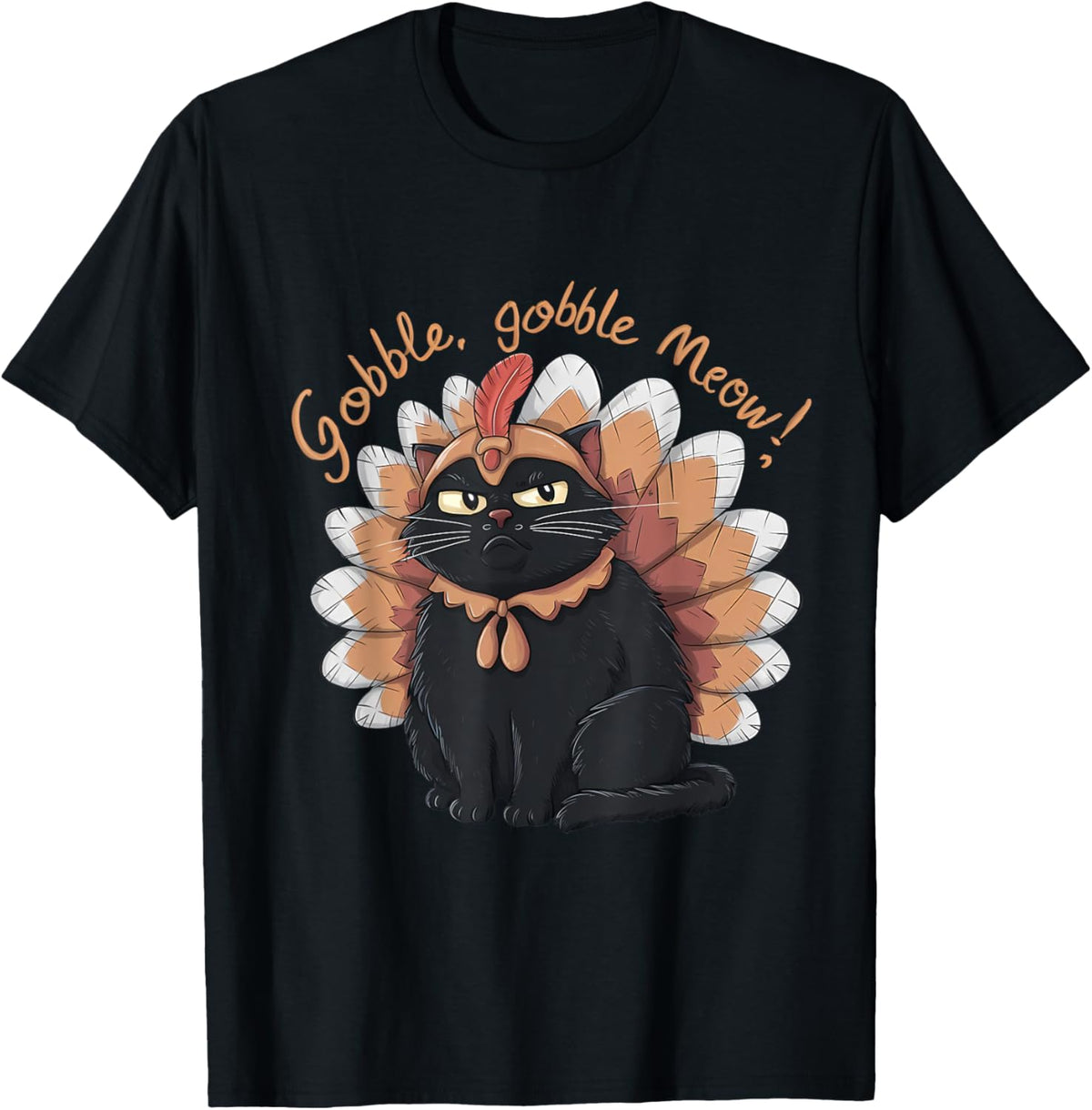 Celebrate Thanksgiving Funny Cat Dressed as Turkey Lovers