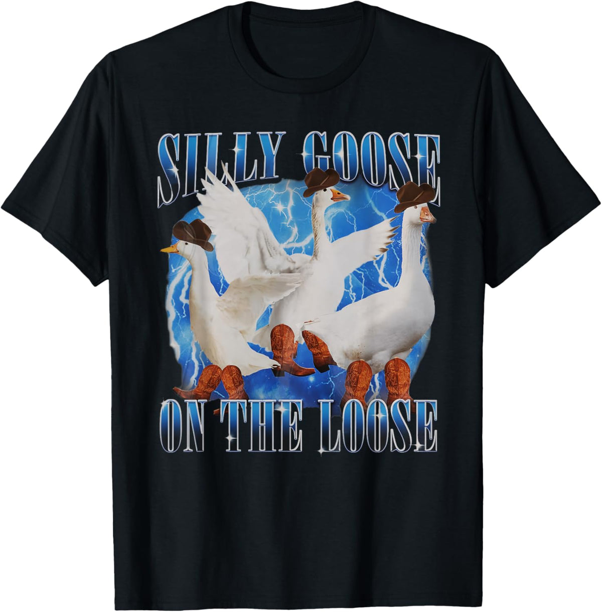 Western Goose Cowboy Silly Goose On The Loose Funny Men