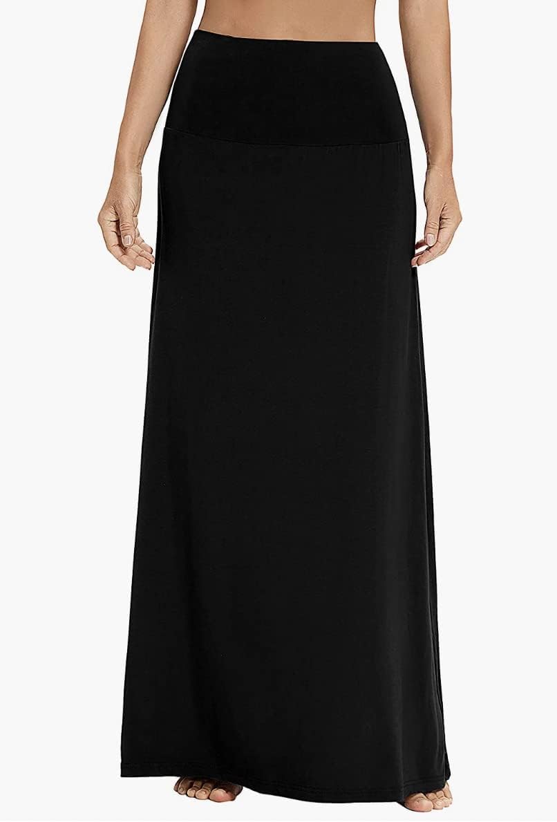 Sweet Hearts Maxi Skirt for Women- Comfy Foldover High Waist Long Flare A-Line Skirt Maxi Dress XS-3X Made in USA
