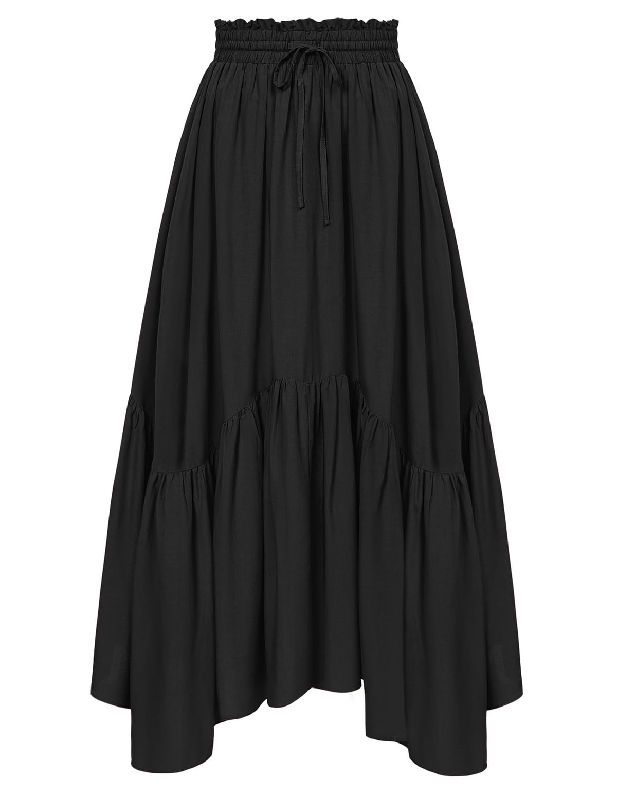Scarlet Darkness Maxi Skirts for Women High Waist Renaissance Skirt Long Skirt with Pockets