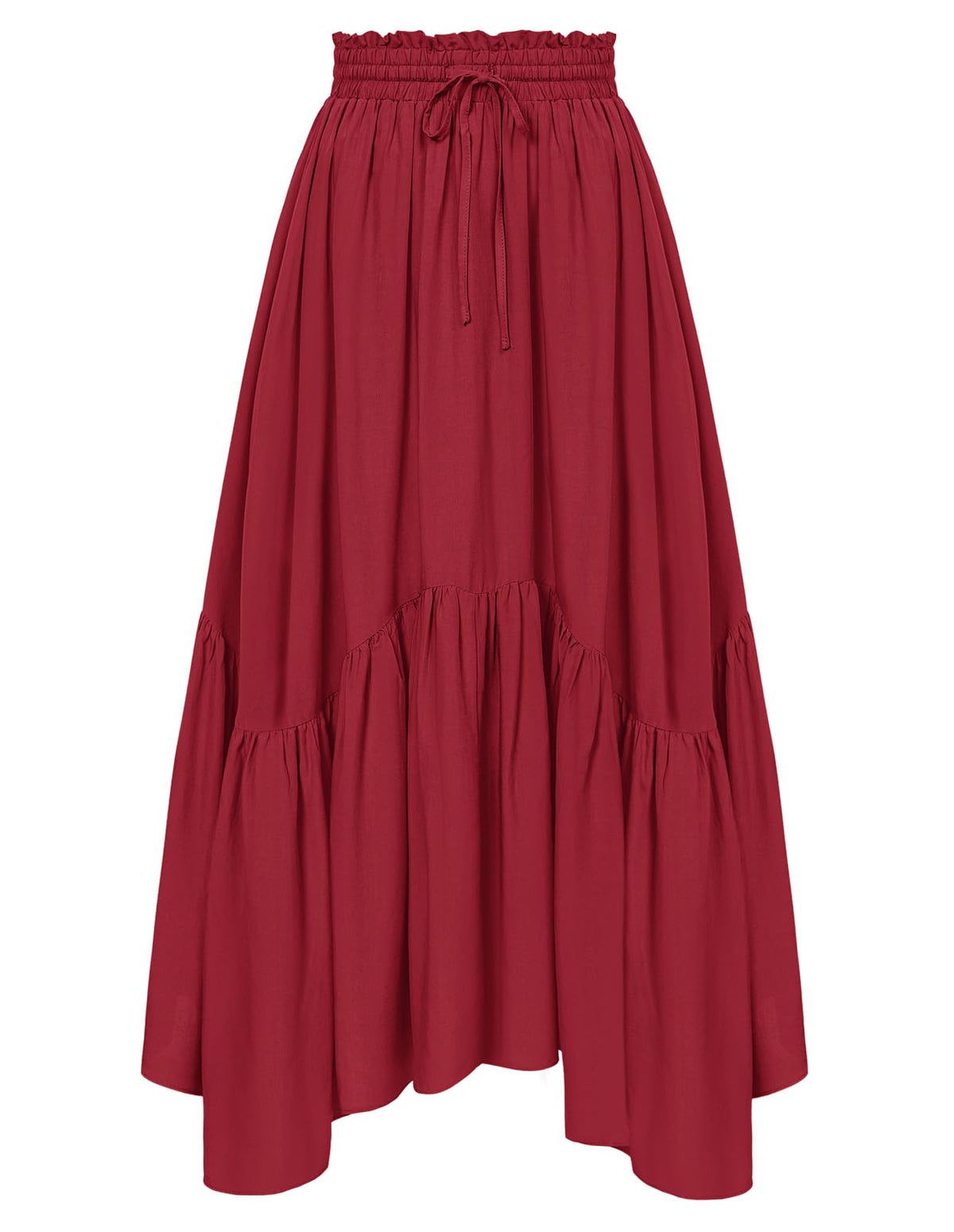 Scarlet Darkness Maxi Skirts for Women High Waist Renaissance Skirt Long Skirt with Pockets