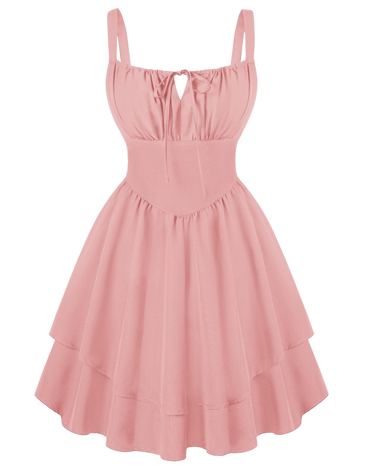Scarlet Darkness Corset Mini Dress for Women Teens 2026 Summer Ruffle Sundress Graduation Homecoming Dresses