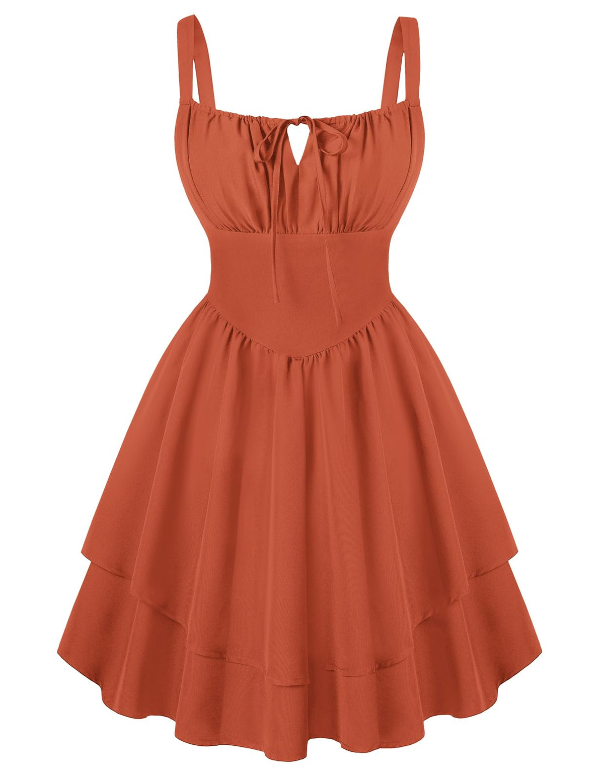Scarlet Darkness Corset Mini Dress for Women Teens 2026 Summer Ruffle Sundress Graduation Homecoming Dresses
