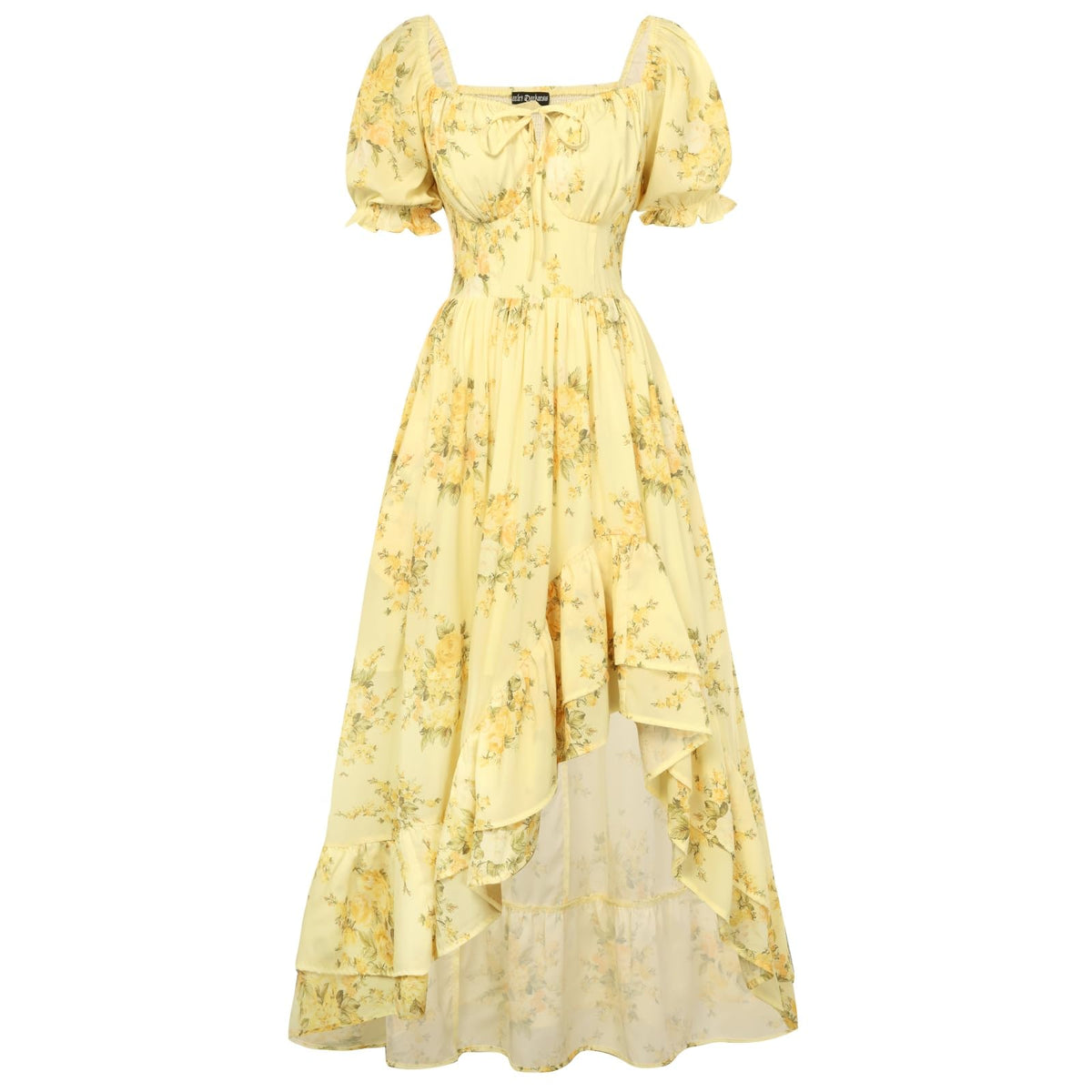 Scarlet Darkness Corset Dresses for Women Summer 2026 Floral Wedding Guest Chiffon Sundress