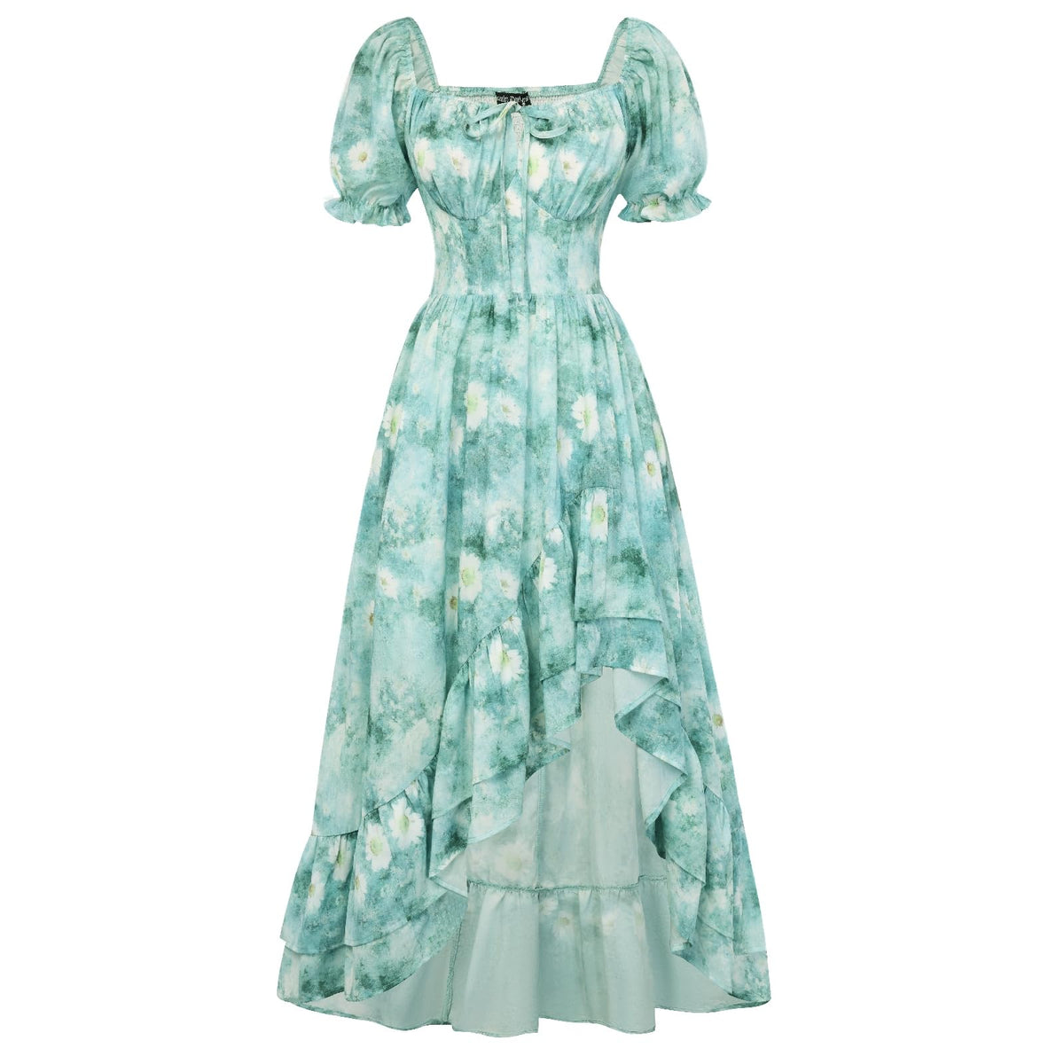 Scarlet Darkness Corset Dresses for Women Summer 2026 Floral Wedding Guest Chiffon Sundress