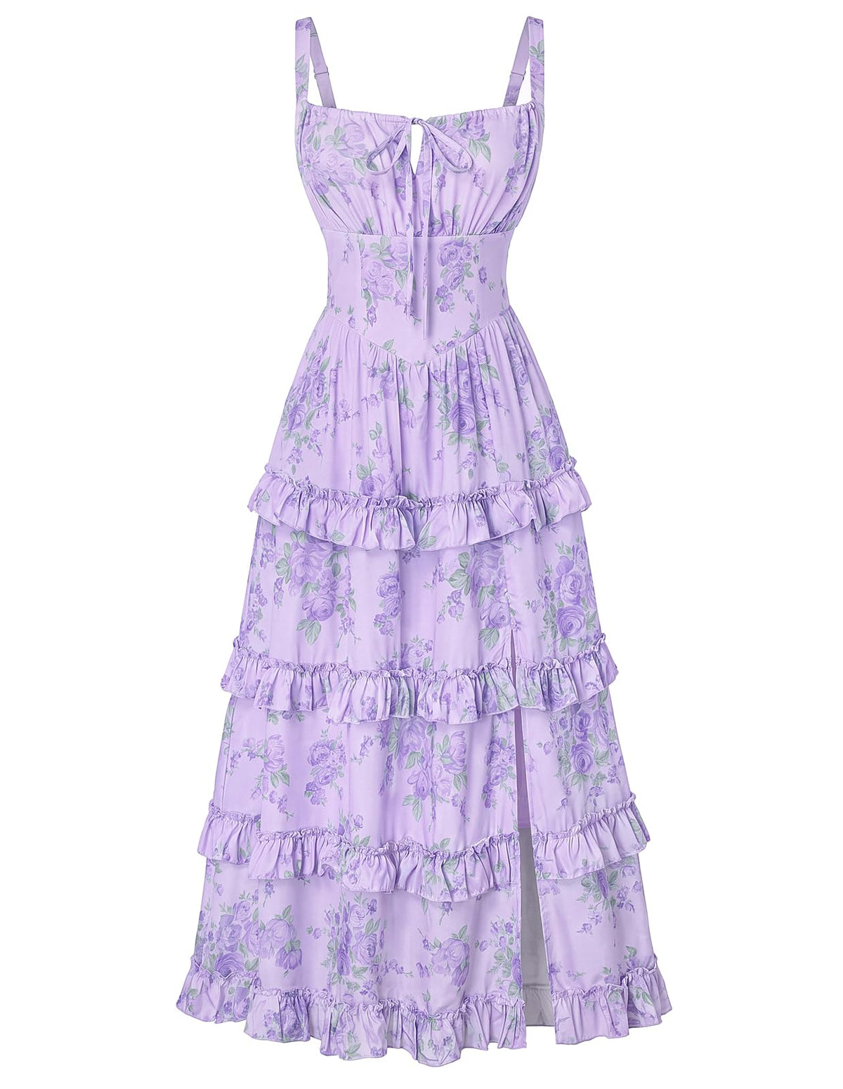 Scarlet Darkness Women's Floral Corset Dress 2026 Summer Spring Wedding Guest Dresses Flowy Sundress with Pockets
