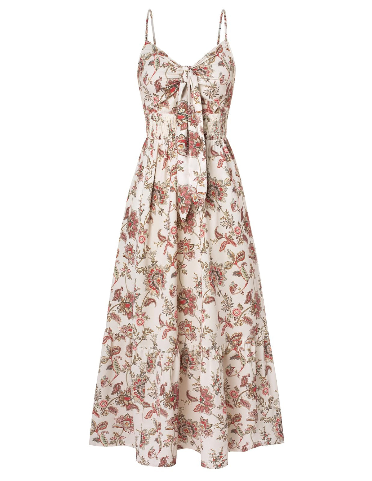 GRACE KARIN Womens Summer Floral Maxi Dresses 2026 Long Flowy Boho Dress Beach Vacation Sundresses Casual Clothes with Pocket