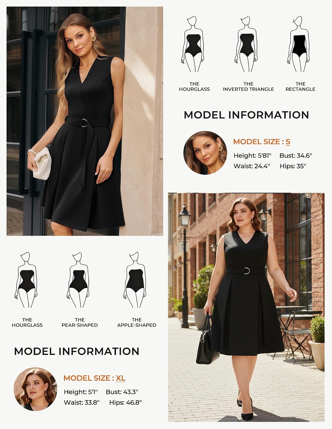 GRACE KARIN Women's Wear to Work Dresses 2026 Business Office Fit and Flare Midi Dress Church Outfits with Pockets