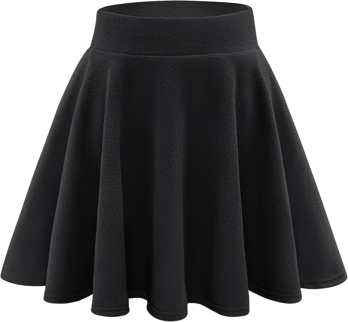 Stelle Women Casual Skater Skirts with Shorts Underneath Basic Versatile Flared Mini Skorts