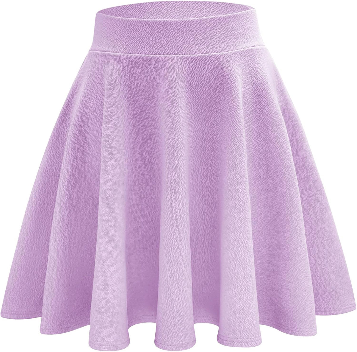 Stelle Women's Casual Skort with Shorts Basic Versatile Stretchy Flared Pleated Skater Mini Skirts