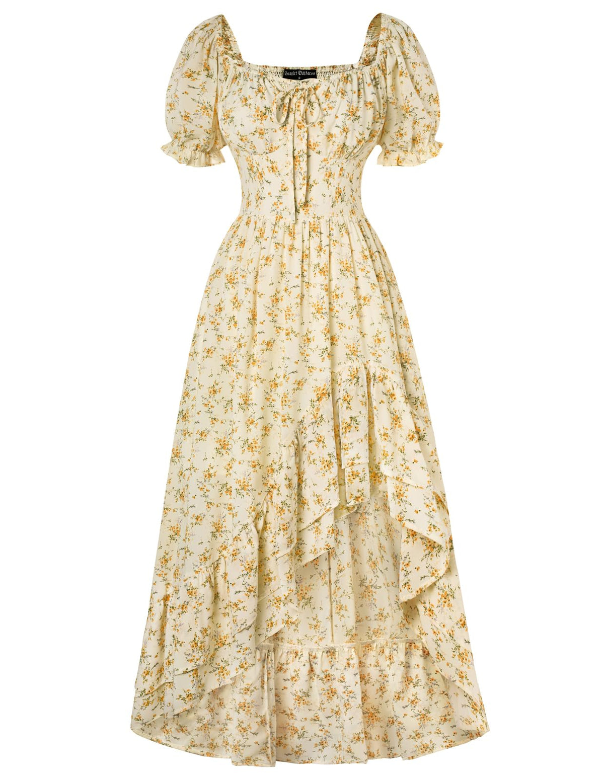 Scarlet Darkness Corset Dresses for Women Summer 2026 Floral Wedding Guest Chiffon Sundress