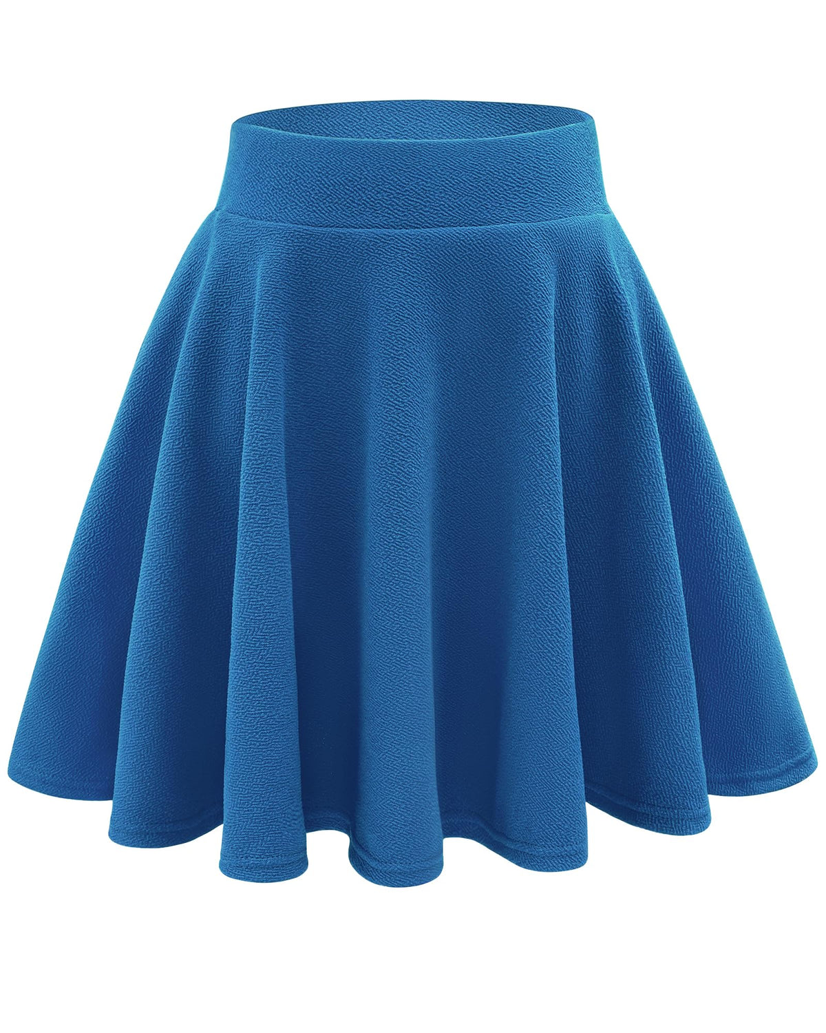 Stelle Women's Casual Skort with Shorts Basic Versatile Stretchy Flared Pleated Skater Mini Skirts
