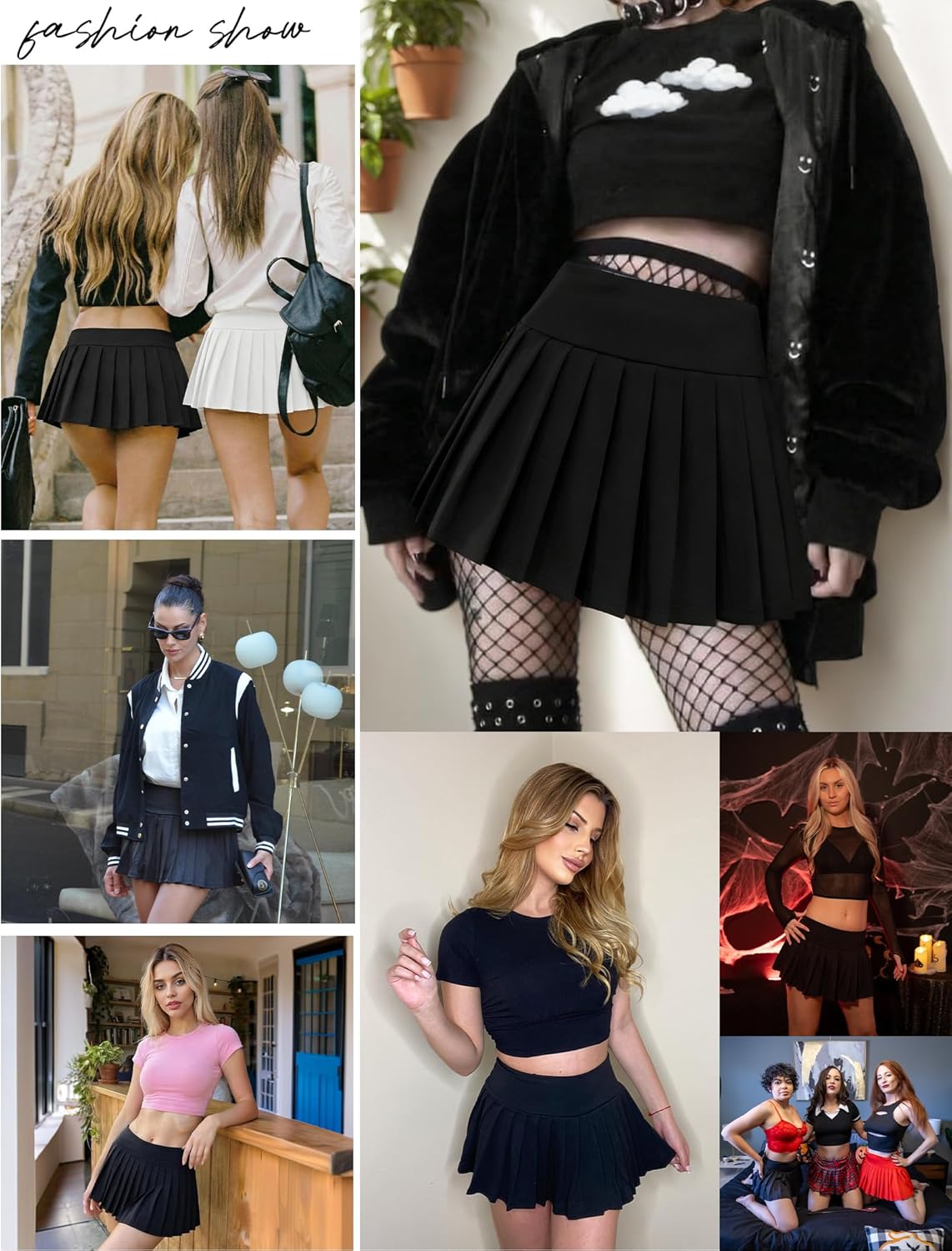 Avidlove Skirts for Women Y2k Mini Skirt Casual Pleated Short Skirts Pleated Cheer Skirt