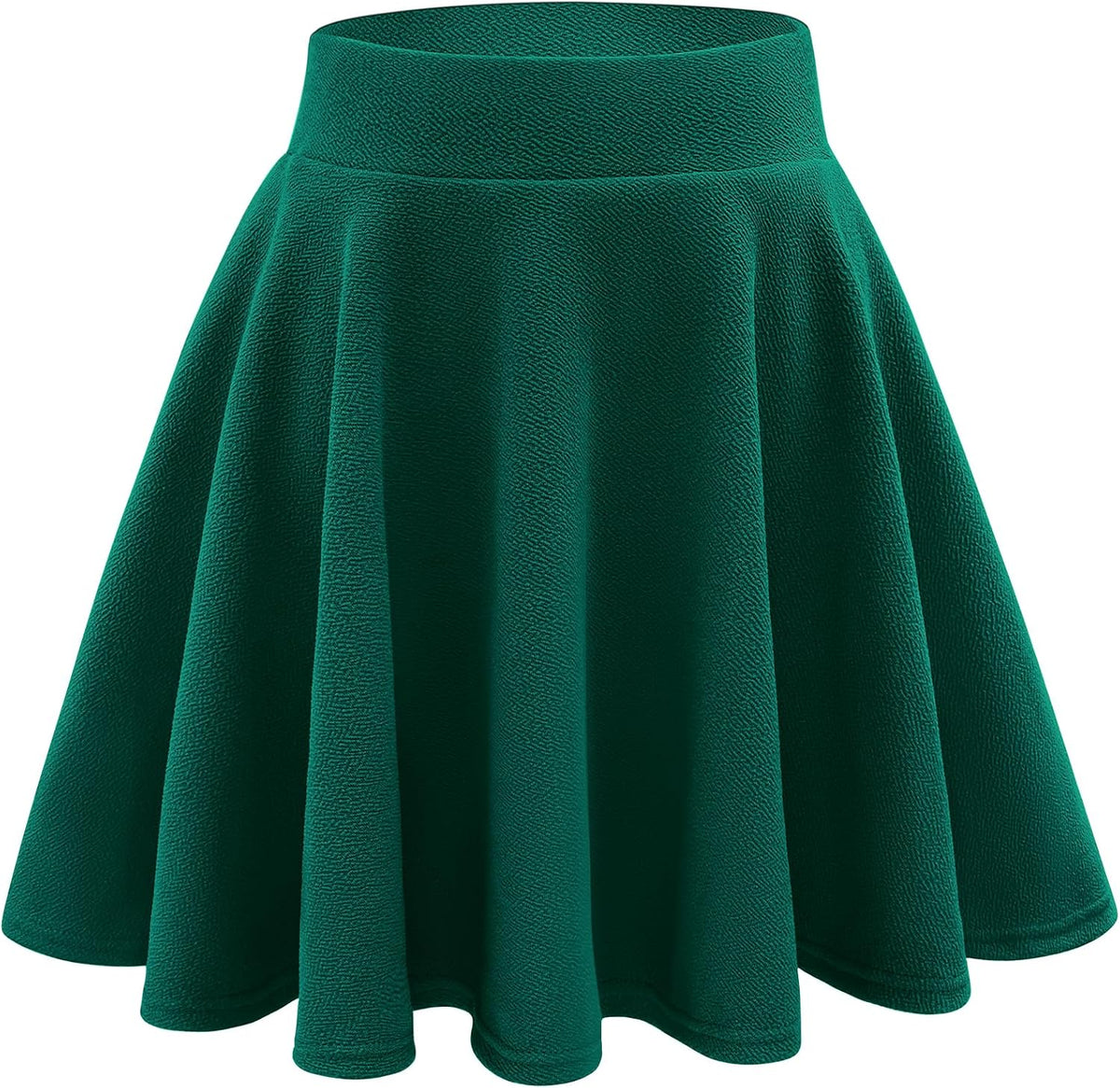 Stelle Women's Casual Skort with Shorts Basic Versatile Stretchy Flared Pleated Skater Mini Skirts