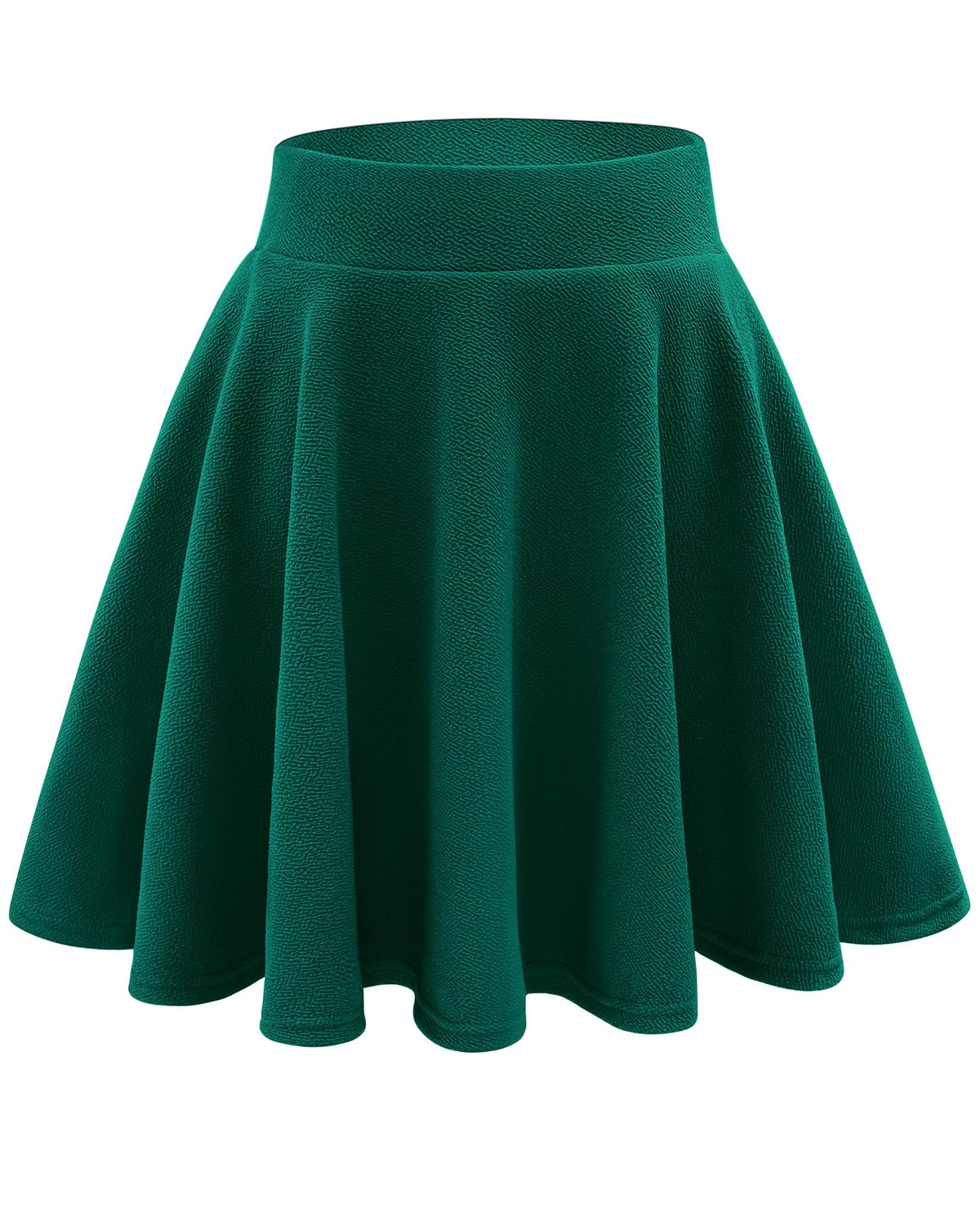 Stelle Women's Casual Skort with Shorts Basic Versatile Stretchy Flared Pleated Skater Mini Skirts