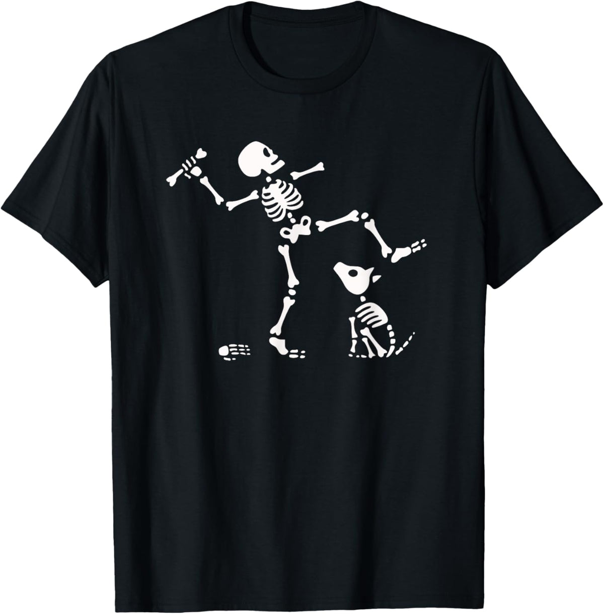 Halloween Dog, Funny Skeleton, Skeleton Chasing Dog