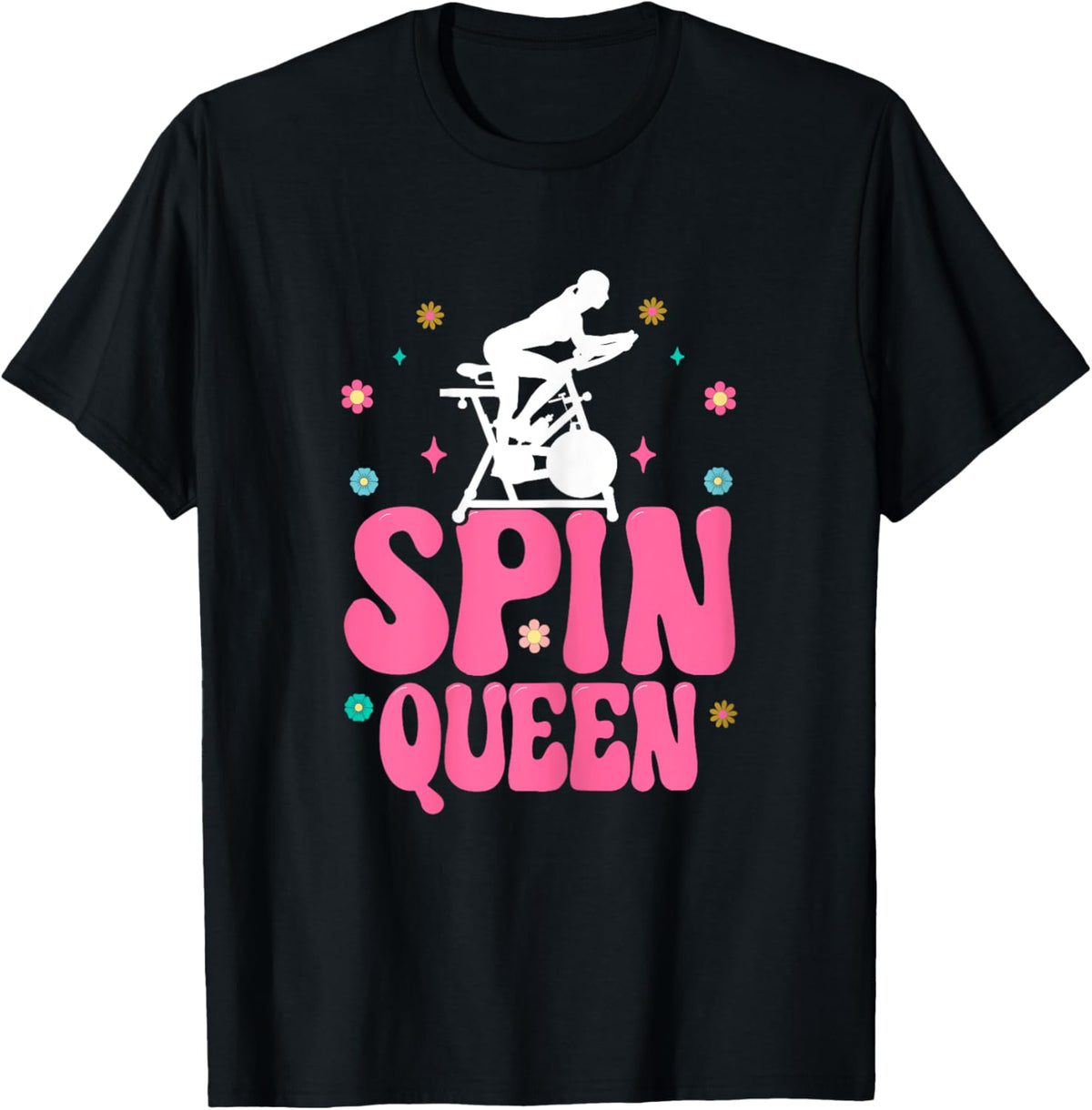 Spin Queen Funny Indoor Cycle Bike Spinning Girls Cycling