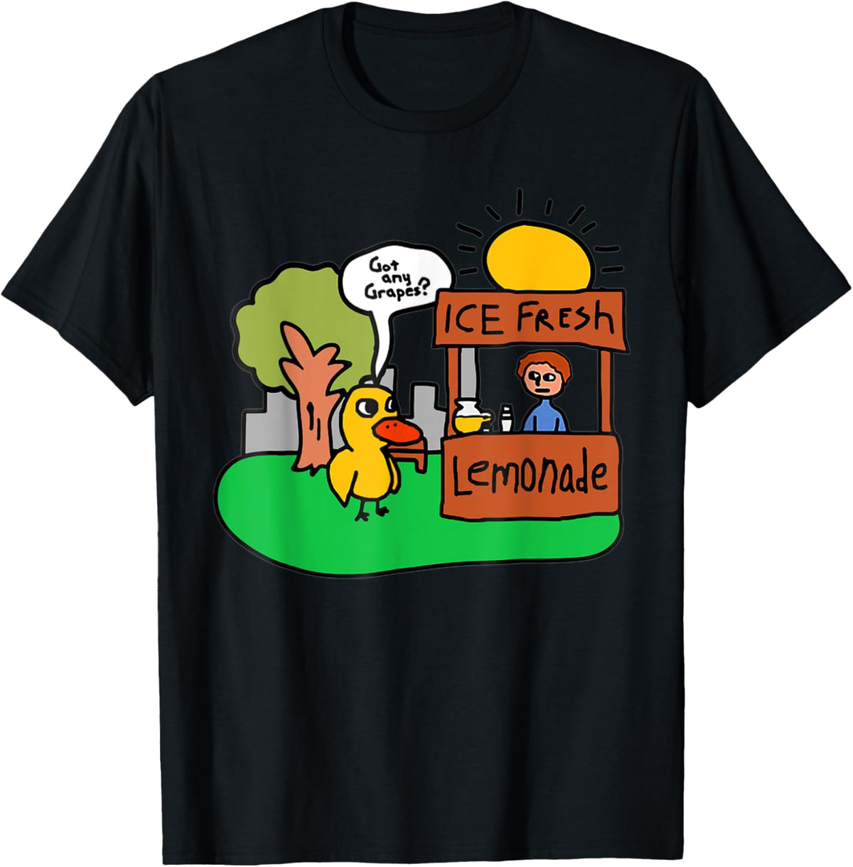 Ice Fresh Lemonade Got Any Grapes Duck Funny Gift