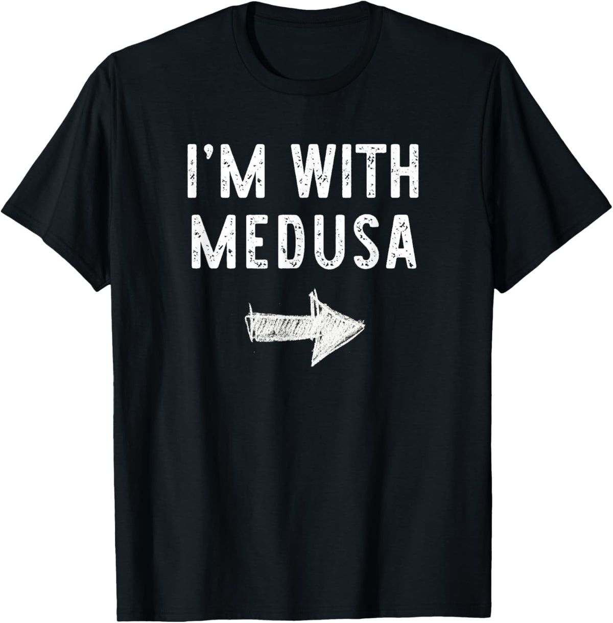 I’m With The Medusa Funny Halloween Couple Costume