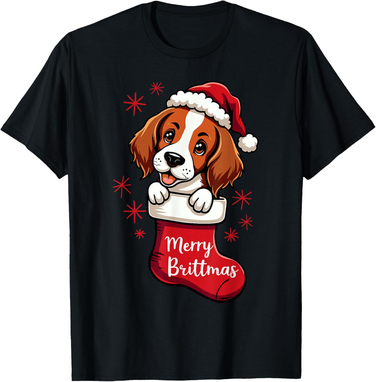 Brittany spaniel Dog Christmas 2024 Funny