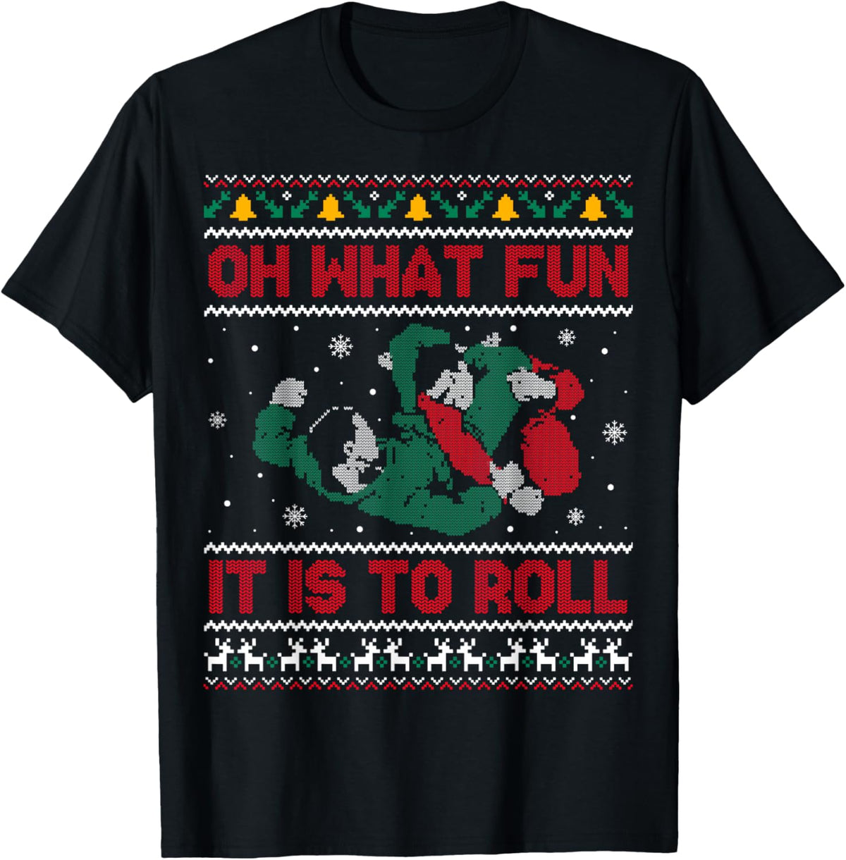 Jiu Jitsu BJJ Ugly Christmas Sweater MMA Funny Xmas