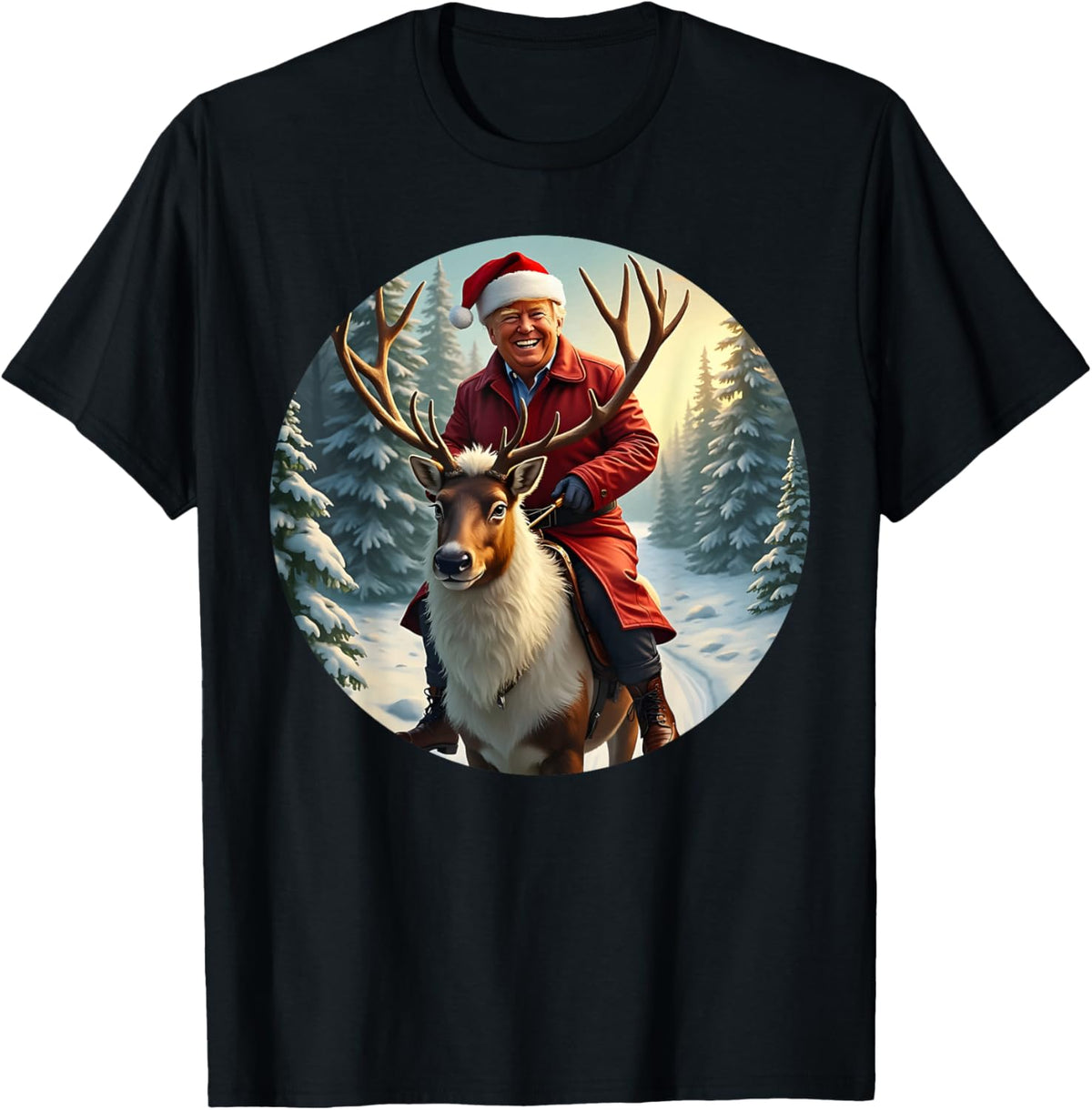 Santa Trump Xmas Donald Apparel Funny Christmas Pajamas