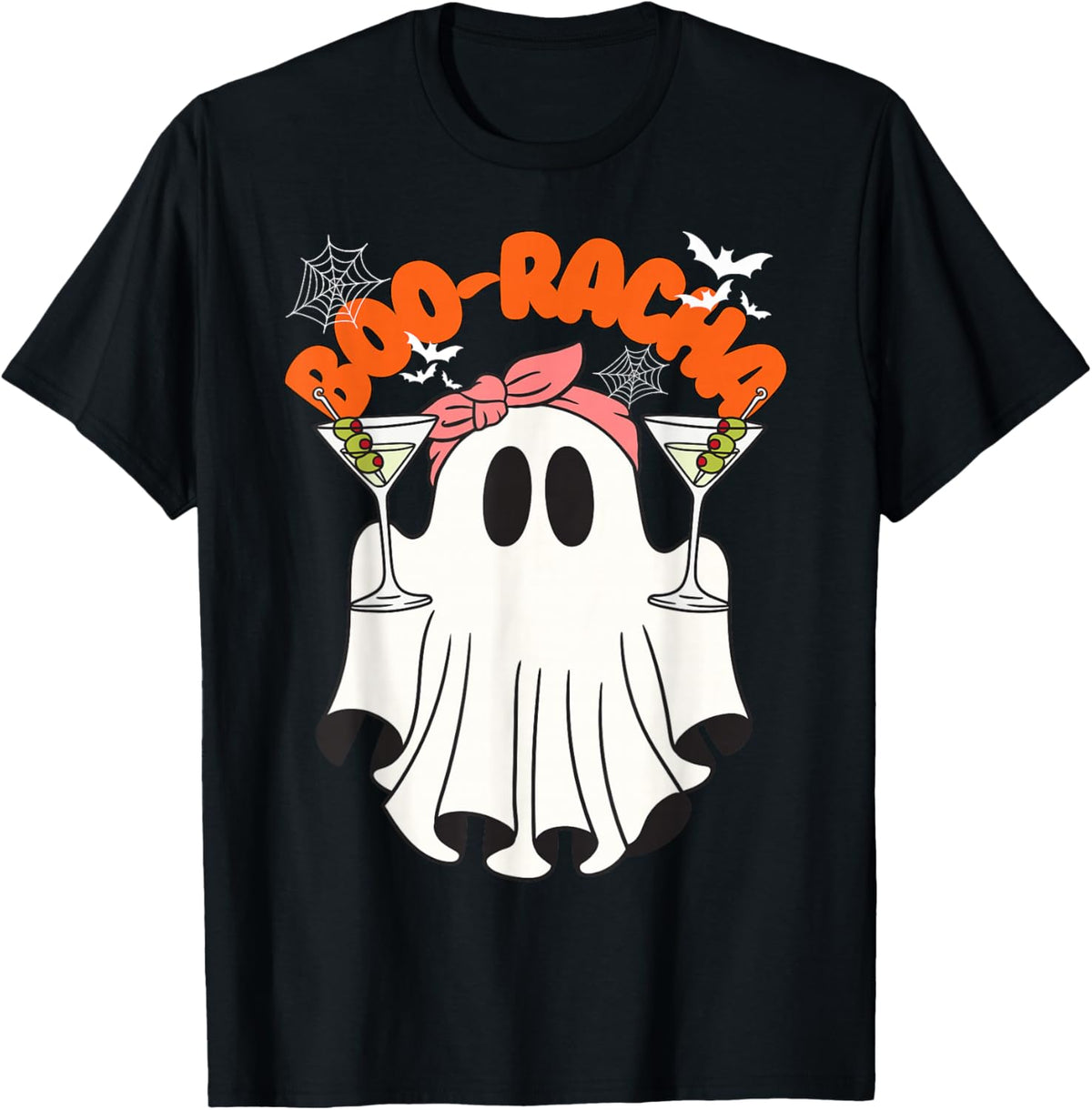 Boo-racha Funny Halloween Ghost Drinking Margarita Boo racha