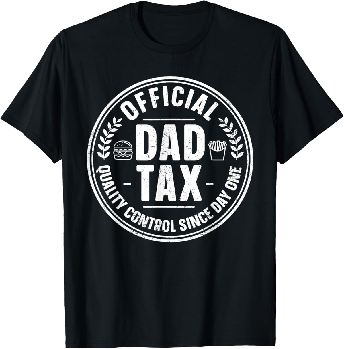 Official Dad Tax Logo Funny Daddy Papa Father's Day Mens T-Shirt