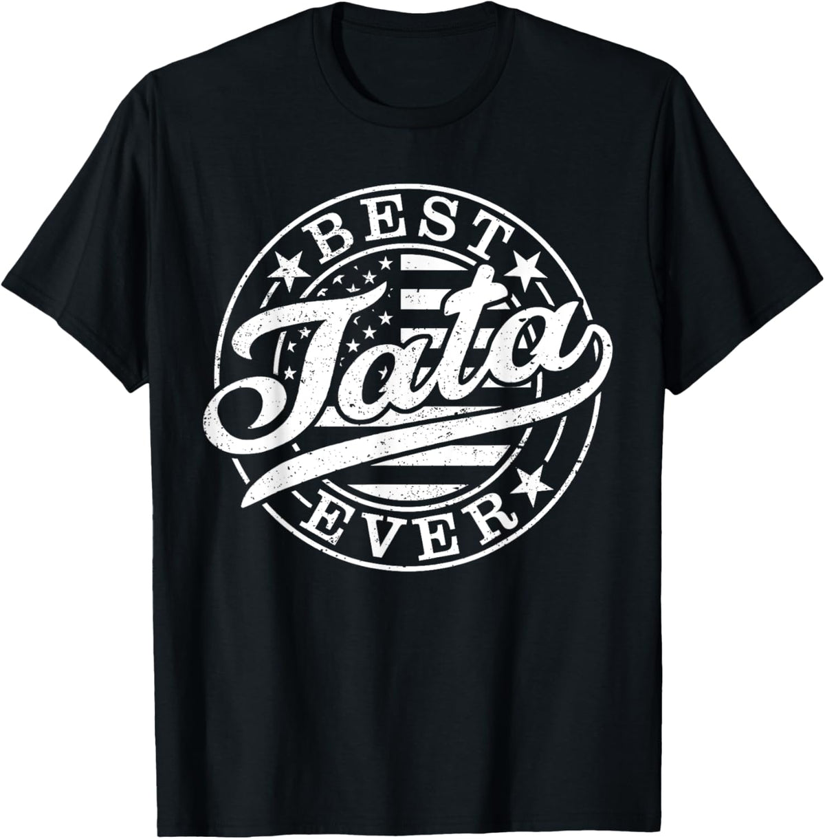 Best Tata Ever Father's Day American US Flag T-Shirt