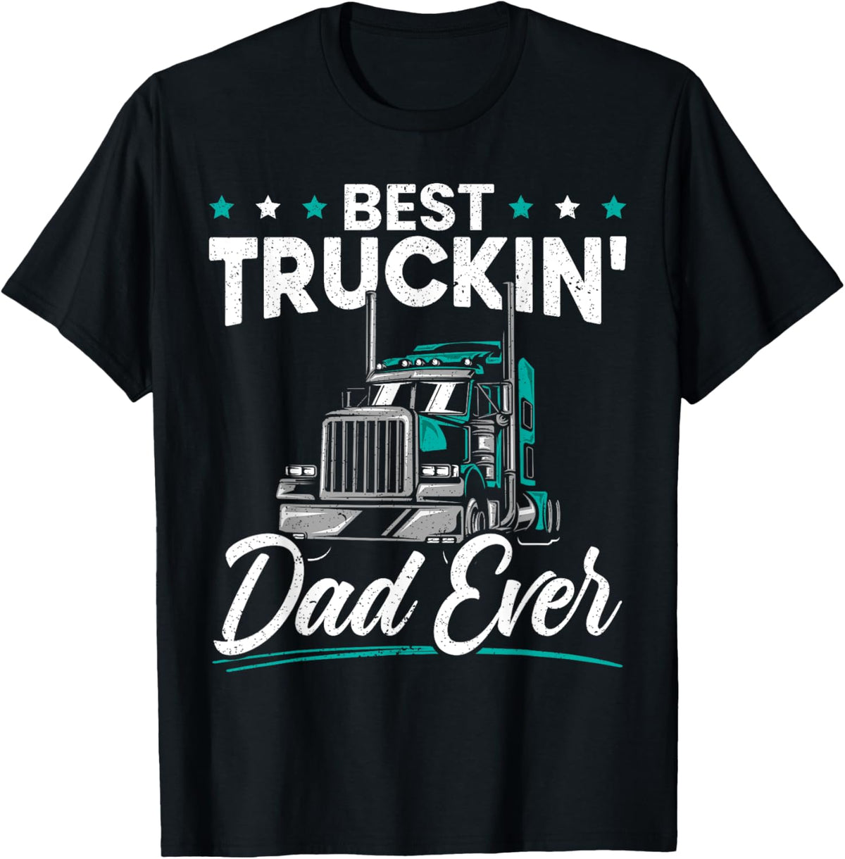 for a Trucker Dad Fathers Day T-Shirt