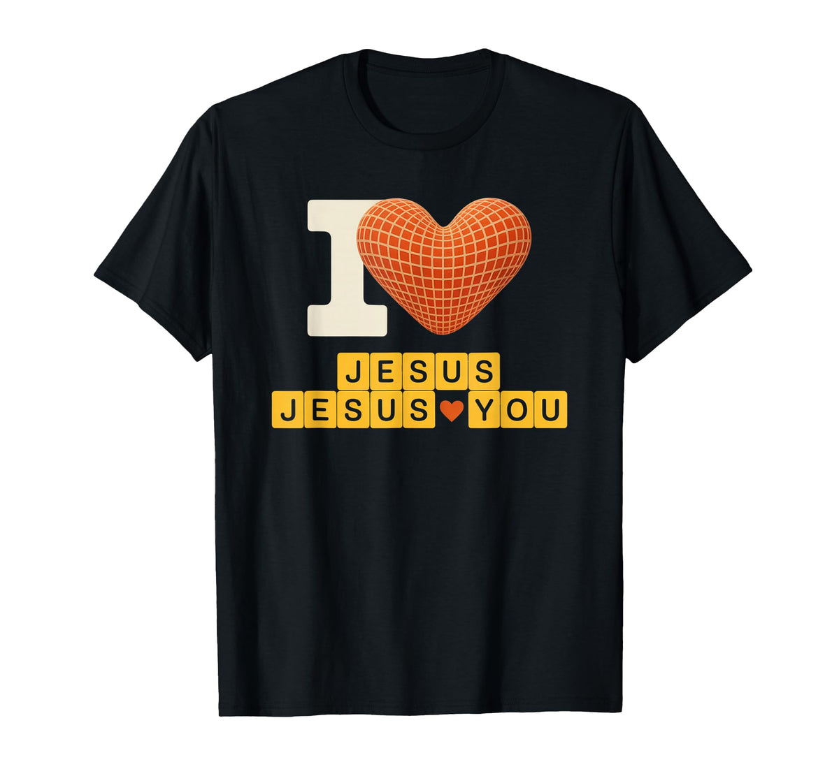 Christian Saying I Love Jesus Loves You Faith Women Men T-Shirt