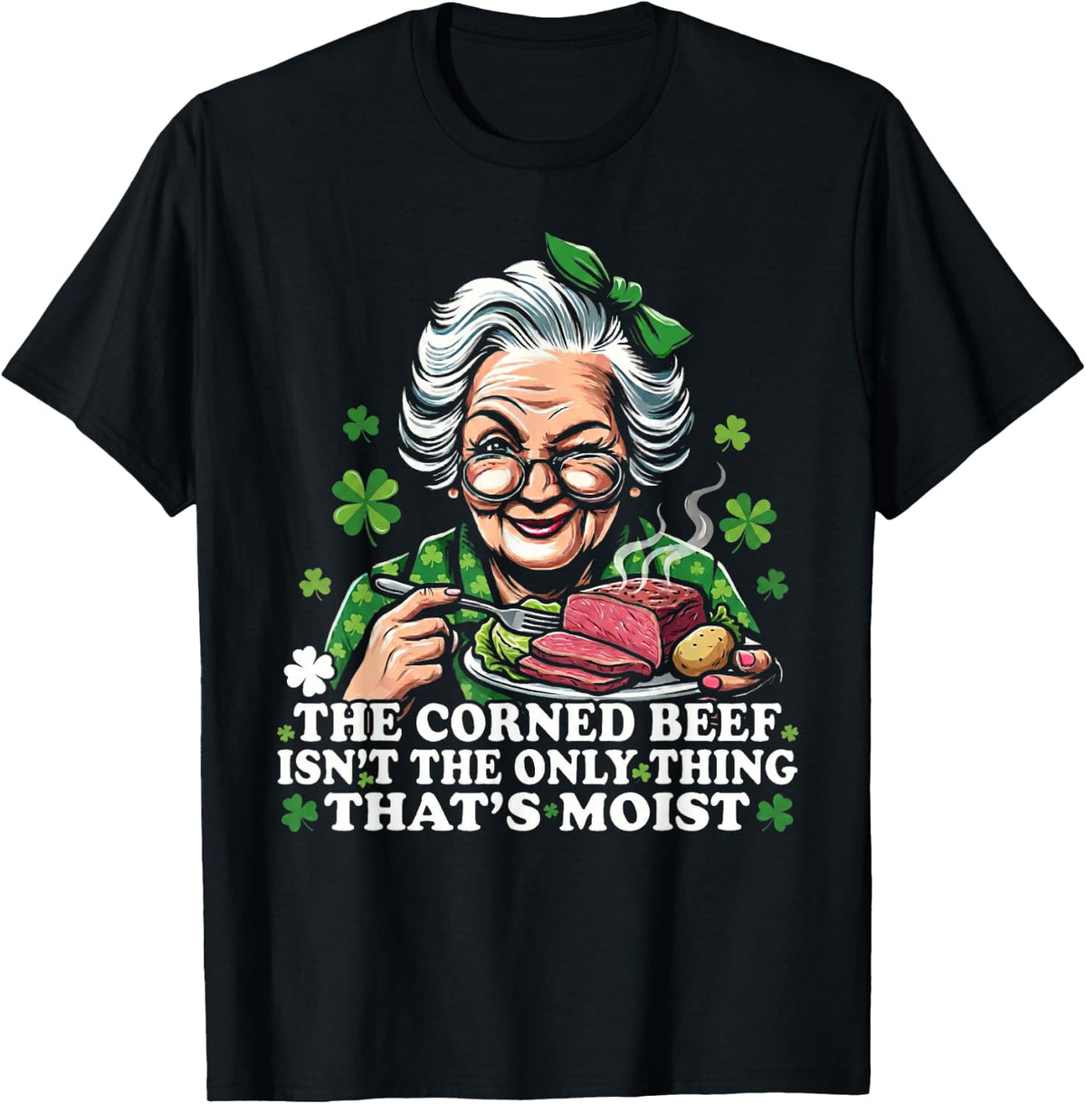 Inappropriate St Patricks Day Funny St Pats Adult Humor Gag T-Shirt