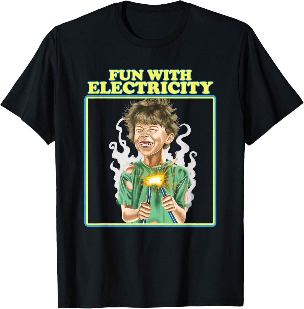 Fun With Electricity Vintage Aesthetic Shirts - Aesthetic T-Shirt