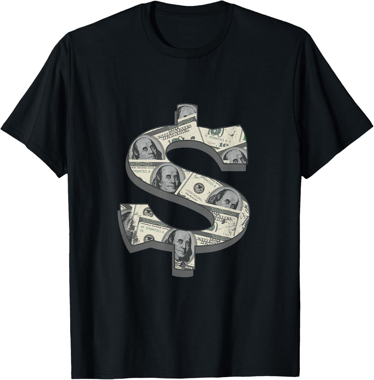 Money Dollar Sign Millionaire Cash Cryptocurrency Coin Earn T-Shirt